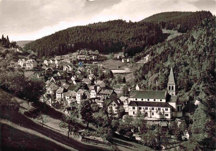 Schramberg BW Fliegeraufnahme mit Kirche