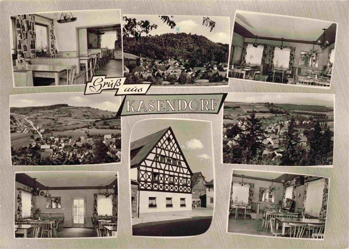Kasendorf Oberfranken Gasthof Goldener Anker Gastraeume Panorama