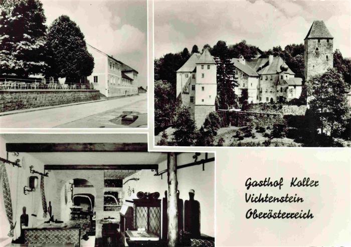 Vichtenstein Donau Oberoesterreich AT Gasthof Koller Gastraum Schloss
