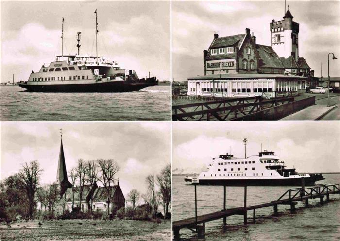 Blexen Nordenham Faehre Nordenham Bahnhof Ev Kirche Faehre Bremerhaven