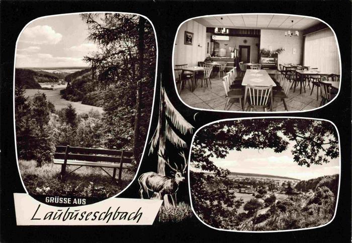 Laubuseschbach Weilmuenster Hessen Panorama Cafe Werner Moeller