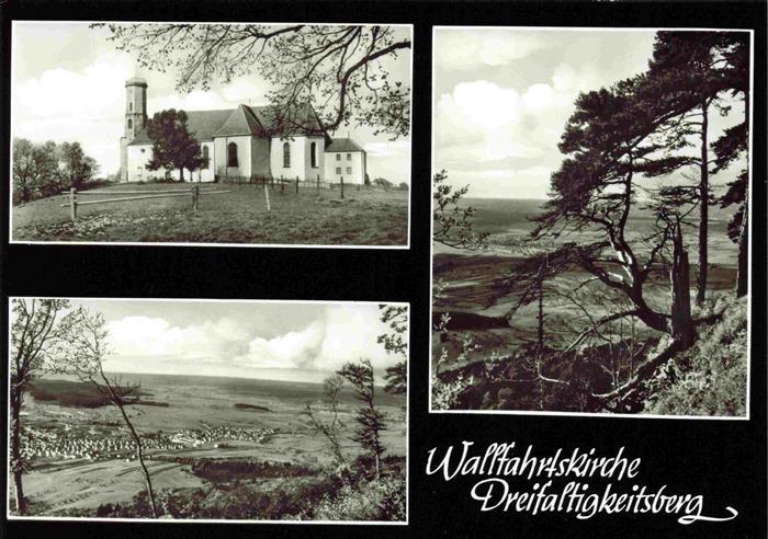 Spaichingen Wallfahrtskirche Dreifaltigkeitsberg Claretiner Missionshaus Panoram