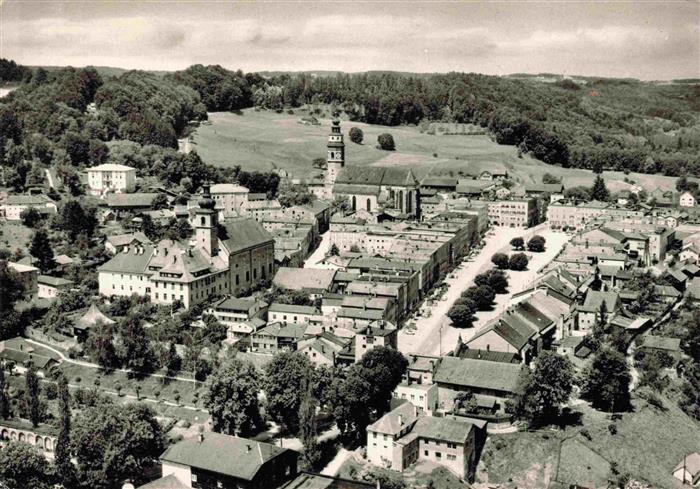 Tittmoning Salzach Fliegeraufnahme