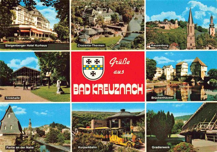 BAD KREUZNACH Steigenberger Hotel Kurhaus Crucenia Thermen Kauzenburg Trinkhalle