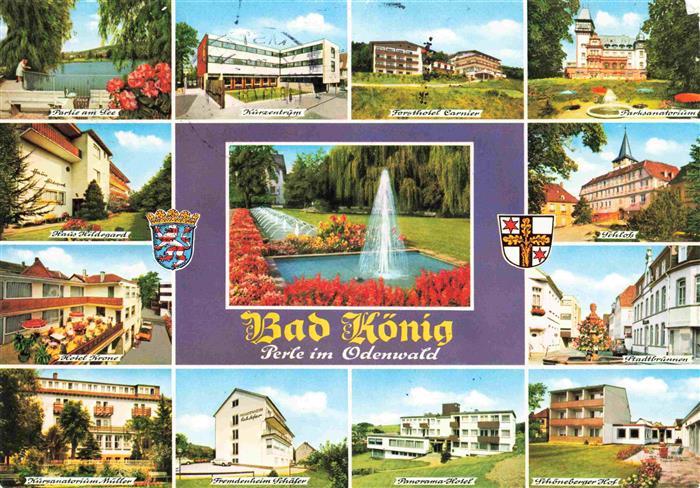 Bad Koenig Odenwald See Haus Hildegard Hotel Krone Kursanatorium Mueller Kurzent