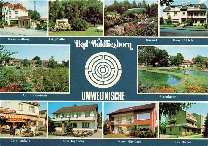Bad Waldliesborn Kurverwaltung Liegehalle Kurzentrum Cafe Ludwig Haus Ingeborg H