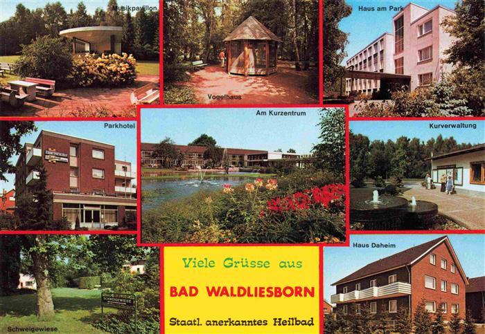 Bad Waldliesborn Musikpavillon Vogelhaus Haus am Park Parkhotel Am Kurzentrum Ku