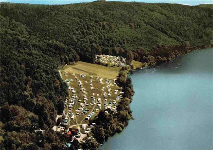 Edersee Edertal Hessen DKV Zeltplatz Fliegeraufnahme