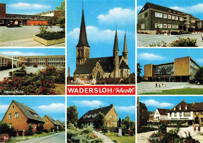 Wadersloh Hauptschule Realschule Kath Kirche Krankenhaus Johanneum Im Grossen Ho