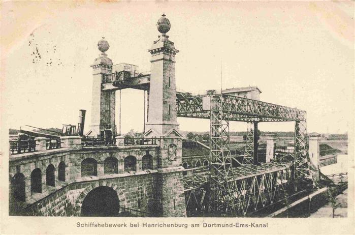 Henrichenburg Castrop-Rauxel Schiffshebewerk Dortmund-Ems-Kanal
