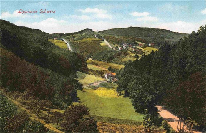 Lippische Schweiz Detmold NRW Landschaftspanorama