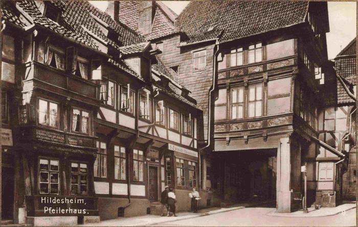 HILDESHEIM  CITY Pfeilerhaus Fachwerkhaus Altstadt