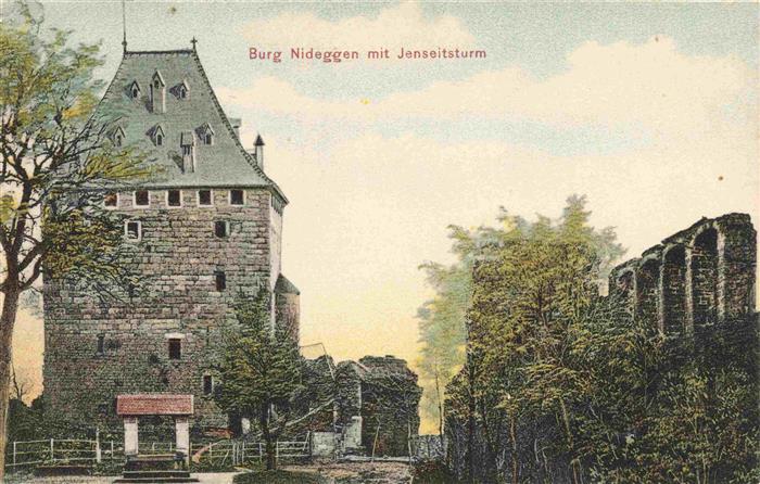 Nideggen Eifel Burg mit Jenseitsturm