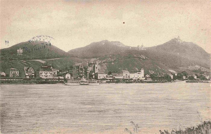 Koenigswinter Uferpartie am Rhein