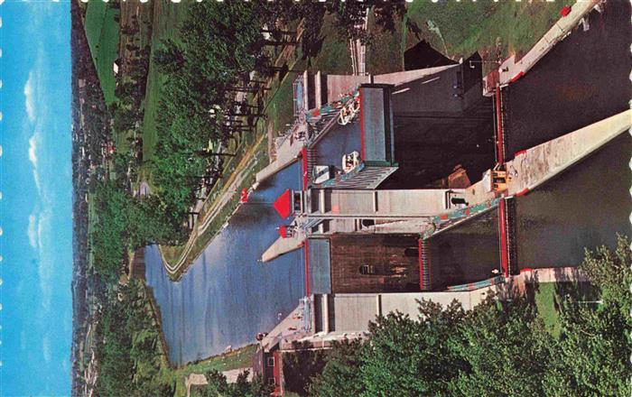 Peterborough Ontario Canada World famous Hydraulic Lift Lock on the Trent Canal