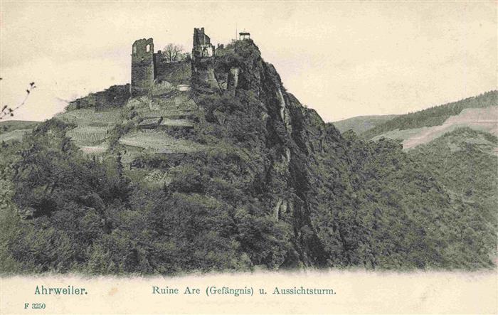 Ahrweiler BAD NEUENAHR-AHRWEILER Ruine Ahre Gefaengnis Ruine Aussichtsturm