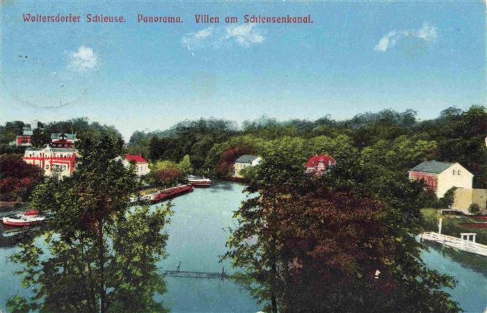 Woltersdorf Erkner Brandenburg Woltersdorfer Schleuse Villen am Kanal