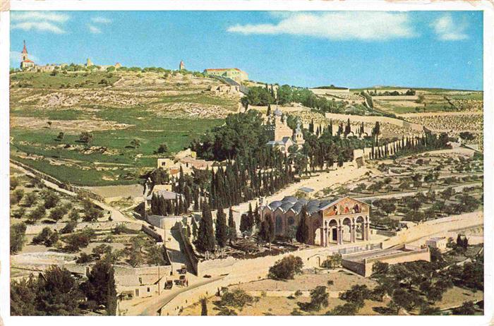 Jerusalem  Yerushalayim Israel Mount of Olives Church and Garden of Gethsemane i