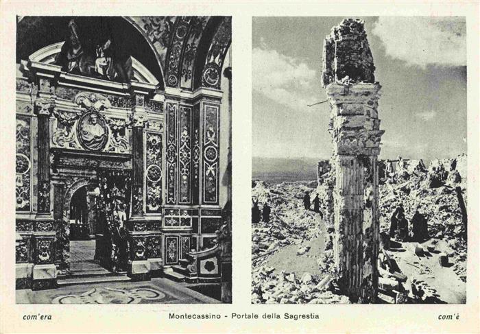 Montecassino Cassino IT Portale della Sagrestia