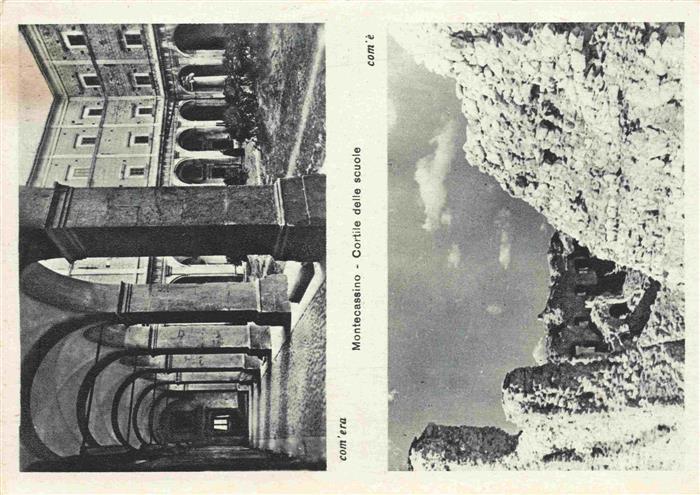 Montecassino Cassino IT Cortile delle scuole