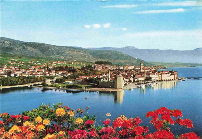 Trogir Trau Croatia Vue de la ville de l'Ouest