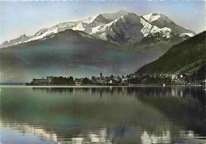 Zell See AT Panorama Blick gegen Imbachhorn und Hochtenn Hohe Tauern