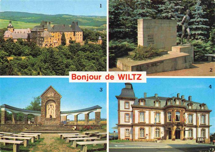 Wiltz Luxembourg Château Monument aux Morts Monumente de Notre-Dame de Fatima Ma