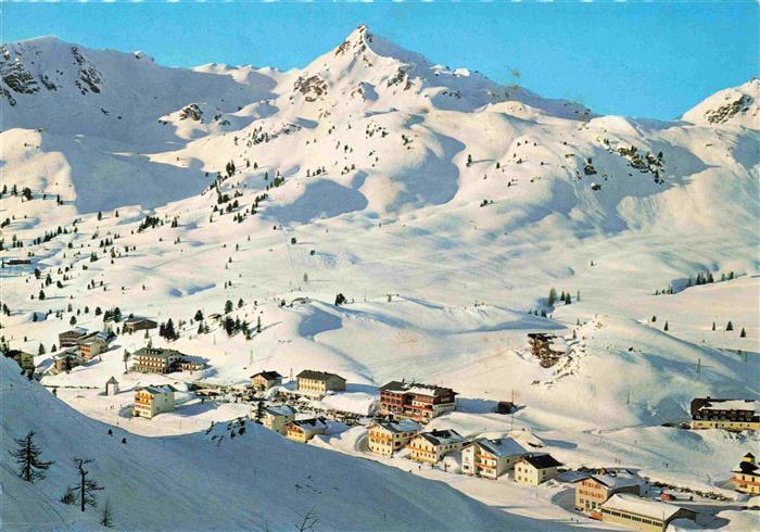 Obertauern AT Winterpanorama Skidorado Blick gegen Seekarspitze
