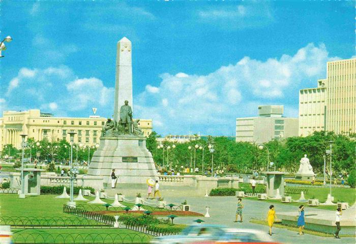 Manila  Philippines Rizal Park Monument Dr. Jose Rizal