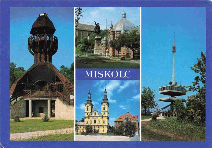 Miskolc Mischkolz HU Aussichtsturm Denkmal Kirche Sender