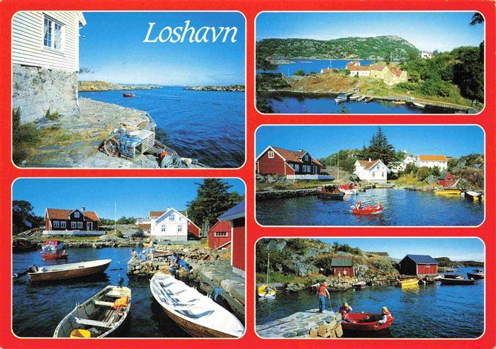 Loshavn Teilansichten Hafen Panorama