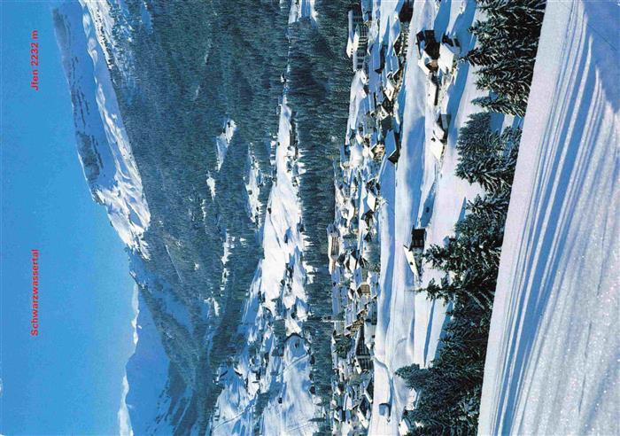 Riezlern Kleinwalsertal Vorarlberg Winterpanorama Blick gegen Ifen