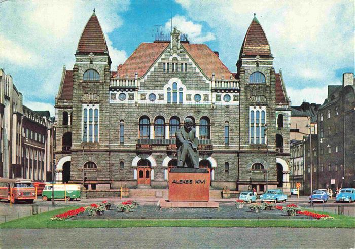Helsinki Suomi Finlands Nationaltheater Denkmal