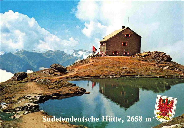 Sudetendeutsche-Huette 2650m Grossglockner Kaernten AT Berghaus Bergsee Hohe Tau