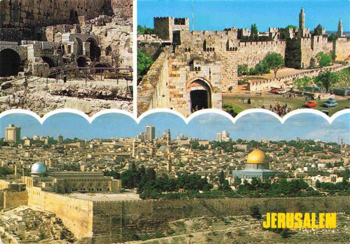 Jerusalem  Yerushalayim Israel Teilansichten Panorama