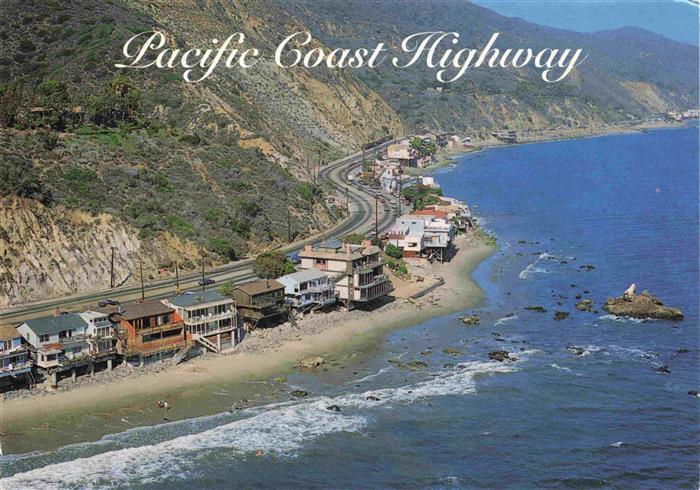 California US-State Pacific Coast Highway aerial view