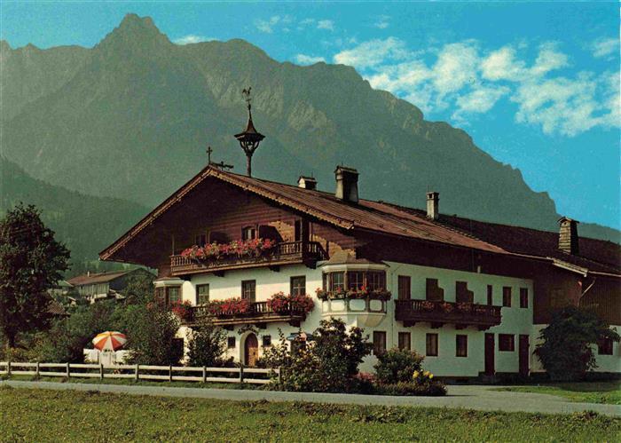 Walchsee Tirol AT Fremdenheim Schusterbauer Alpen