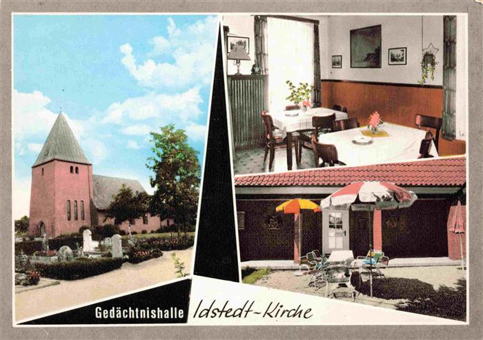 Idstedt Kirche Gedaechtnishalle Gaststaette Petersen
