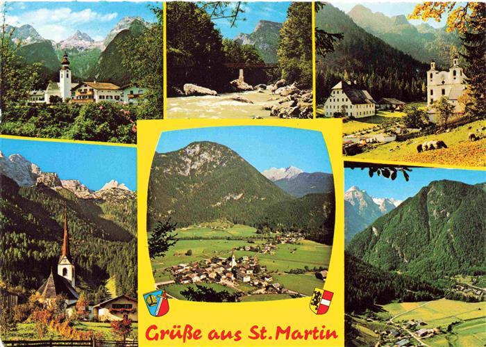 St Martin Lofer AT Panorama Pinzgauer Saalachtal Alpen