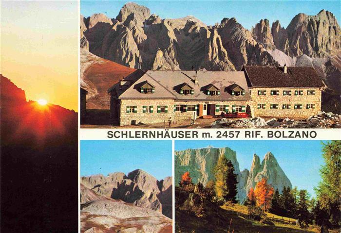 Voels Schlern Suedtirol IT Schlernhaeuser Rufigio Bolzano Landschaftspanorama Do