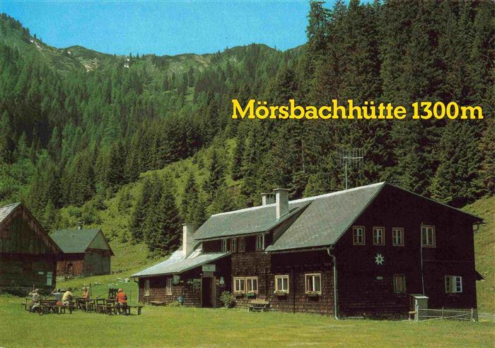 Donnersbachwald Steiermark AT Ausflugs- und Wanderziel Moersbachhuette