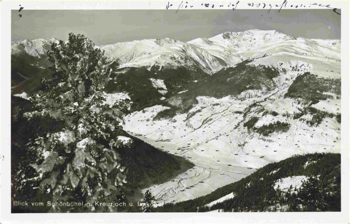 Gerlos Zillertal AT Blick vom Schoenbuehel zum Kreuzjoch