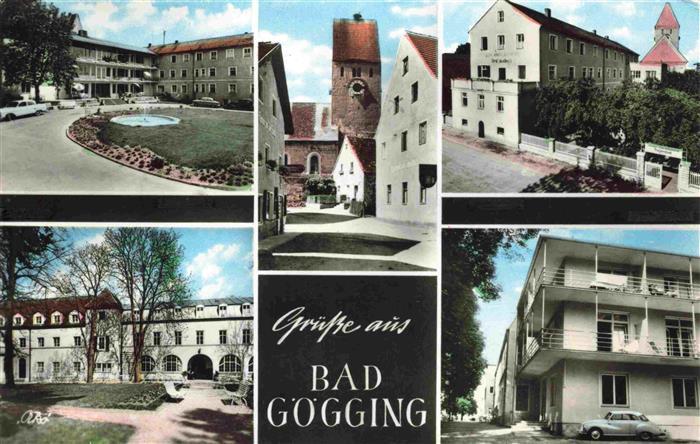 Bad Goegging Park Schloss Kirche Gasthaus Wohnhaus