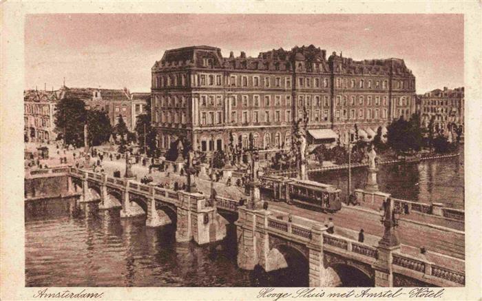 Amsterdam  NL Hooge Sluis met Amstel Hotel