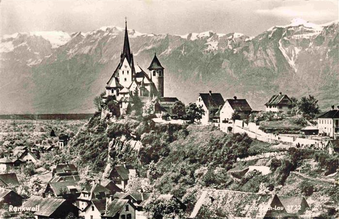 Rankweil Vorarlberg Panorama mit Kirche