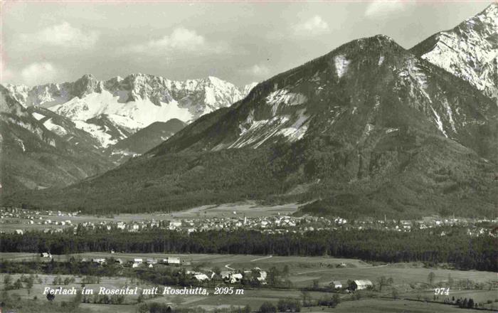 Ferlach Kaernten im Rosental mit Koschutta