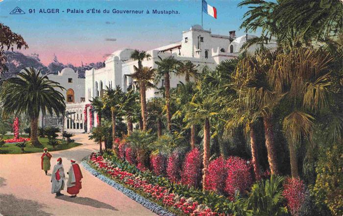 ALGER Algier Algerie Palais d'Ete du Gouveerneur a Mustapha