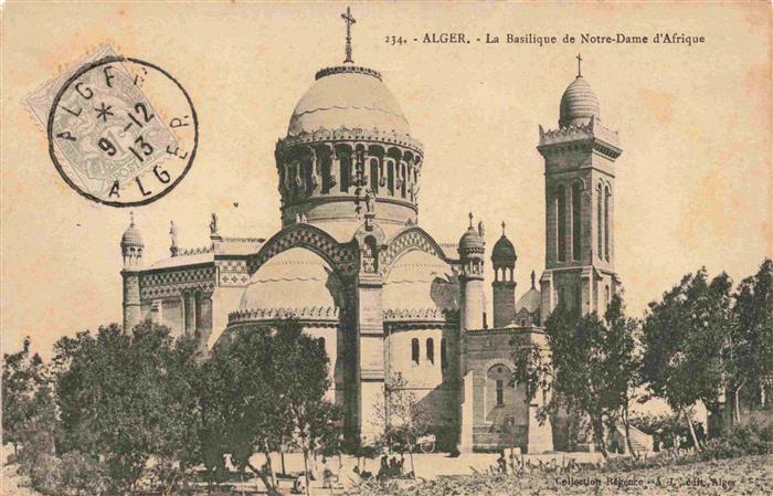 ALGER Algier Algerie La Basilique de Notre Dame d'Afrique