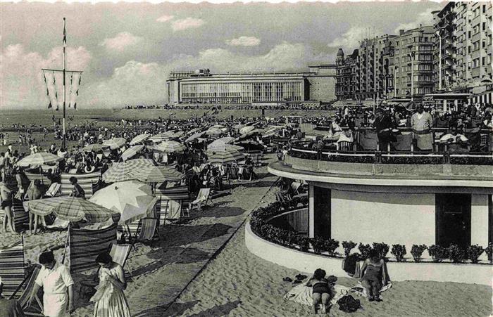 OSTENDE Oostende West-Vlaanderen Belgie Lido und Kursaal