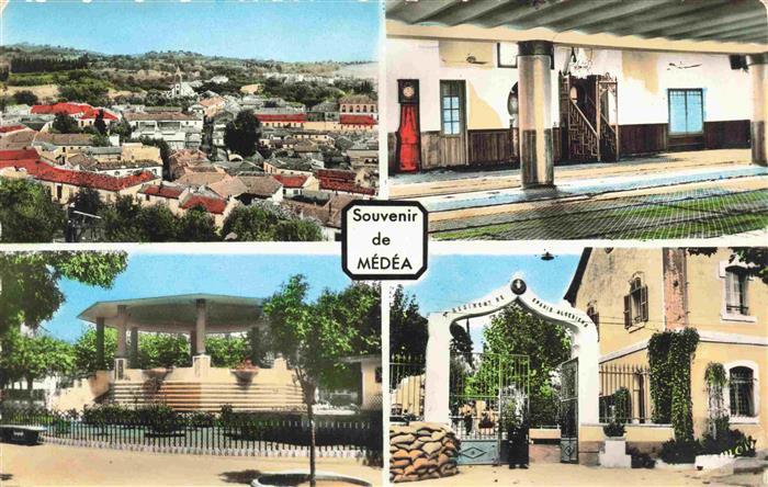 Medea Algerie Vue generale Interieur de la Mosquee Le Kiosque Quartier Yusuf